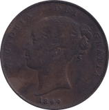 1844 PENNY ( GF ) - Penny - Cambridgeshire Coins