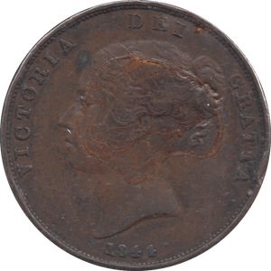 1844 PENNY ( GF ) - PENNY - Cambridgeshire Coins