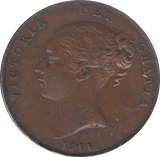 1844 PENNY ( GVF ) - PENNY - Cambridgeshire Coins