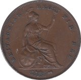 1844 PENNY ( GVF ) - PENNY - Cambridgeshire Coins