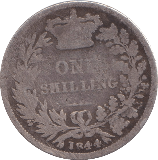 1844 SHILLING ( FAIR ) - SHILLING - Cambridgeshire Coins