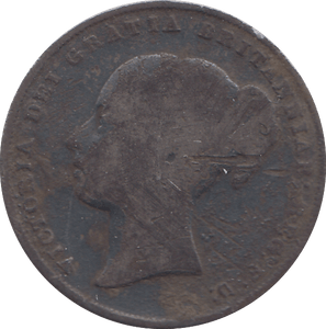 1844 SHILLING ( FAIR ) - SHILLING - Cambridgeshire Coins