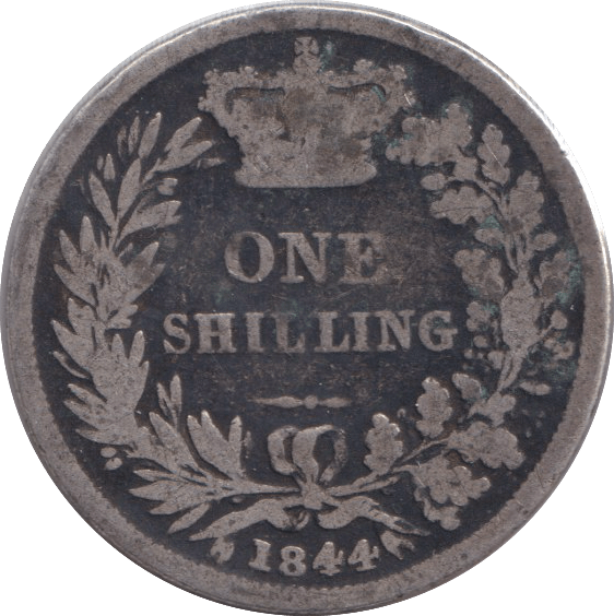 1844 SHILLING ( FAIR ) - SHILLING - Cambridgeshire Coins