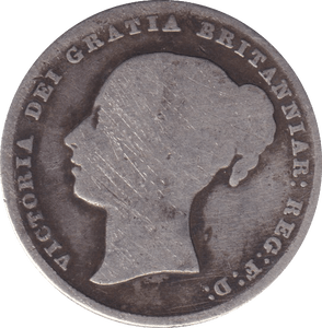 1844 SHILLING ( FAIR ) - SHILLING - Cambridgeshire Coins