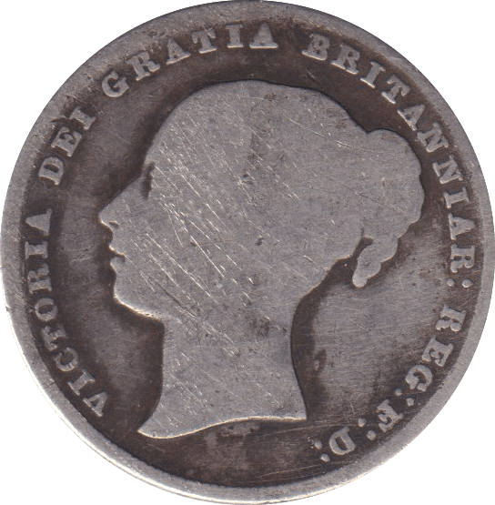 1844 SHILLING ( FAIR ) - SHILLING - Cambridgeshire Coins