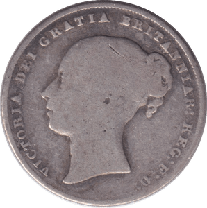 1844 SHILLING ( FINE ) - SHILLING - Cambridgeshire Coins