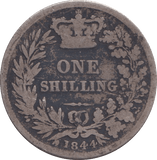 1844 SHILLING ( NF ) 1 - SHILLING - Cambridgeshire Coins