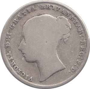 1844 SHILLING ( NF ) - SHILLING - Cambridgeshire Coins