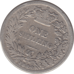 1844 SHILLING ( NF ) - SHILLING - Cambridgeshire Coins