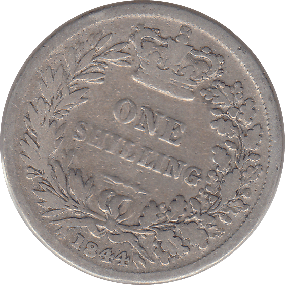 1844 SHILLING ( NF ) - SHILLING - Cambridgeshire Coins