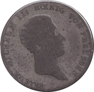 1844 SIX KREUZER PRUSSIA - WORLD COINS - Cambridgeshire Coins