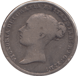 1844 SIXPENCE ( FINE ) - SIXPENCE - Cambridgeshire Coins