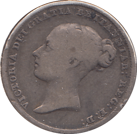 1844 SIXPENCE ( FINE ) - SIXPENCE - Cambridgeshire Coins