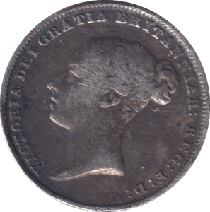 1844 SIXPENCE ( GF ) - SIXPENCE - Cambridgeshire Coins