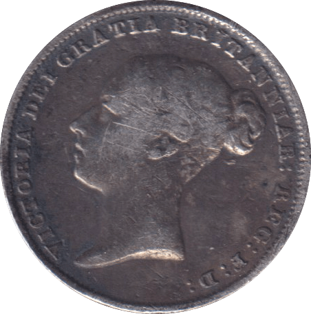 1844 SIXPENCE ( GF ) - SIXPENCE - Cambridgeshire Coins