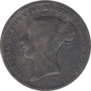 1844 SIXPENCE ( NF ) - SIXPENCE - Cambridgeshire Coins