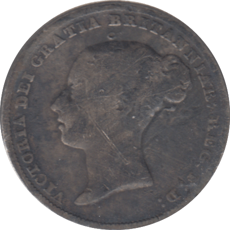 1844 SIXPENCE ( NF ) - SIXPENCE - Cambridgeshire Coins