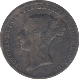1844 SIXPENCE ( NF ) - SIXPENCE - Cambridgeshire Coins