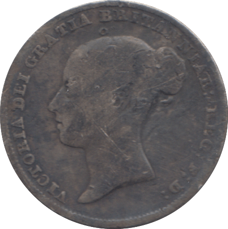 1844 SIXPENCE ( NF ) - SIXPENCE - Cambridgeshire Coins