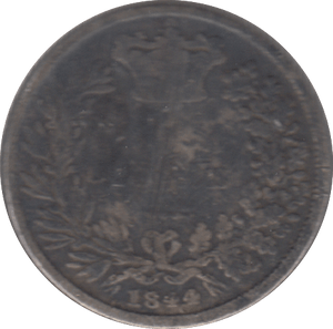1844 SIXPENCE ( NF ) - SIXPENCE - Cambridgeshire Coins