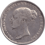 1844 SIXPENCE (VF) - SIXPENCE - Cambridgeshire Coins