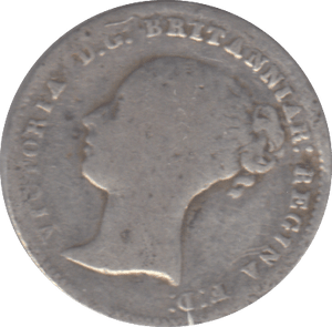1844 THREEPENCE ( FINE ) - THREEPENCE - Cambridgeshire Coins