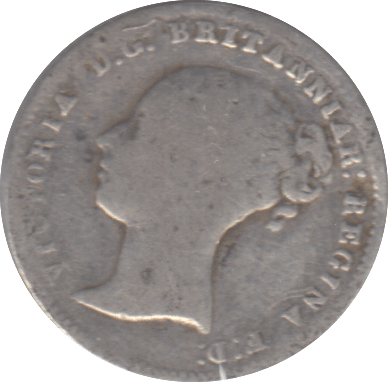 1844 THREEPENCE ( FINE ) - THREEPENCE - Cambridgeshire Coins