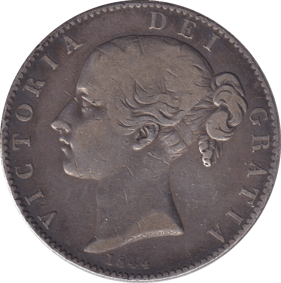 1844 VIII CROWN ( FINE ) - CROWN - Cambridgeshire Coins