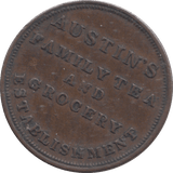 1844 WILLENHALL FARTHING TOKEN - FARTHING TOKEN - Cambridgeshire Coins