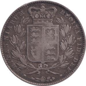 1845 CROWN 3 ( FINE ) - CROWN - Cambridgeshire Coins