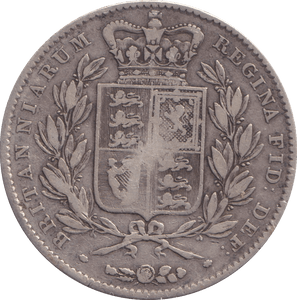 1845 CROWN 4 ( FINE ) - CROWN - Cambridgeshire Coins