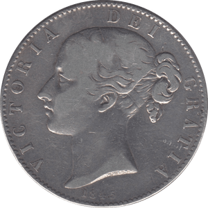 1845 CROWN ( FINE ) CINQUEFOIL D1 - CROWN - Cambridgeshire Coins
