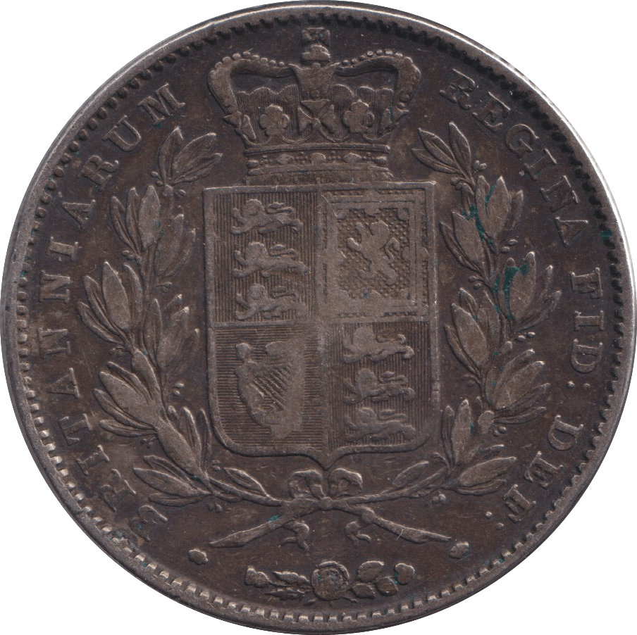 1845 CROWN ( FINE ) - CROWN - Cambridgeshire Coins