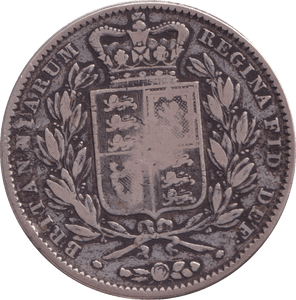 1845 CROWN ( FINE ) - CROWN - Cambridgeshire Coins