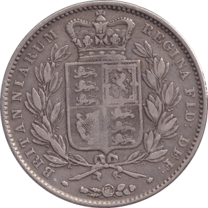 1845 CROWN ( FINE ) - CROWN - Cambridgeshire Coins