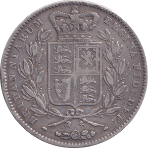 1845 CROWN ( FINE ) - CROWN - Cambridgeshire Coins