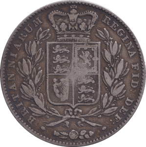 1845 CROWN ( FINE ) - CROWN - Cambridgeshire Coins