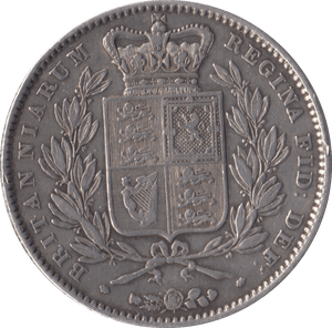1845 CROWN ( FINE ) - Crown - Cambridgeshire Coins