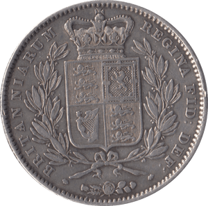 1845 CROWN ( FINE ) - Crown - Cambridgeshire Coins