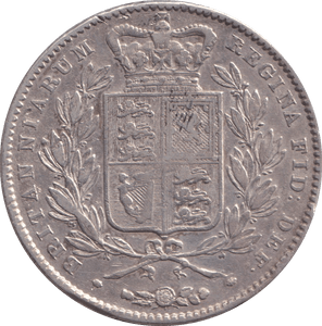1845 CROWN ( FINE ) - CROWN - Cambridgeshire Coins