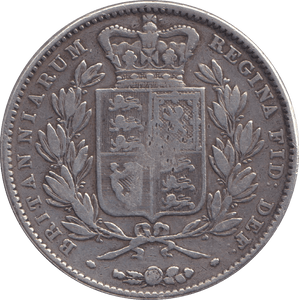 1845 CROWN ( FINE ) - CROWN - Cambridgeshire Coins