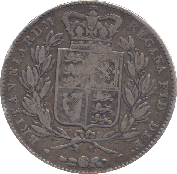 1845 CROWN ( FINE ) - CROWN - Cambridgeshire Coins