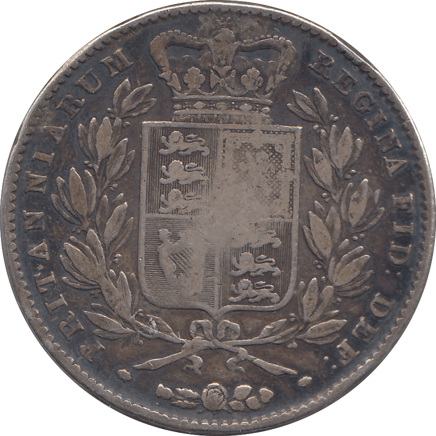 1845 CROWN ( FINE ) STAR STOP - CROWN - Cambridgeshire Coins