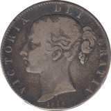 1845 CROWN ( FINE ) STAR STOP - CROWN - Cambridgeshire Coins