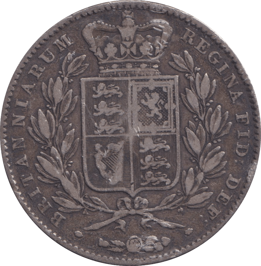 1845 CROWN ( GF ) CINQUEFOIL D - CROWN - Cambridgeshire Coins