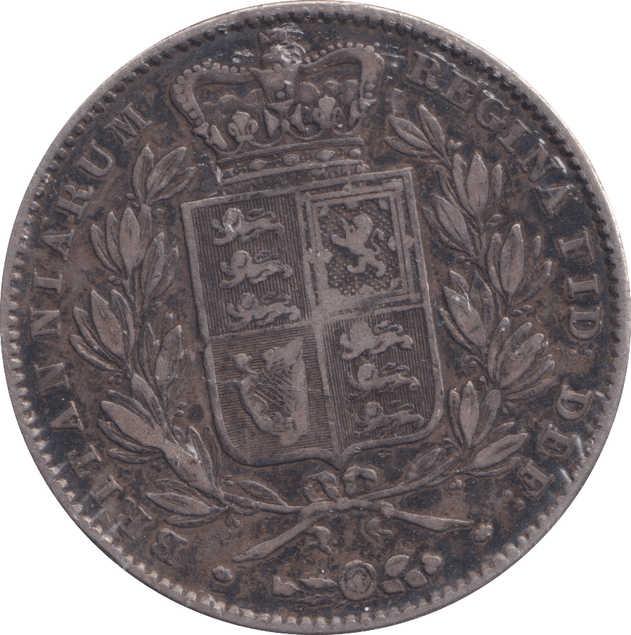 1845 CROWN ( GF ) CINQUEFOIL E - CROWN - Cambridgeshire Coins
