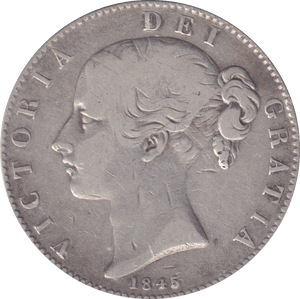 1845 CROWN ( GF ) CINQUEFOIL - CROWN - Cambridgeshire Coins