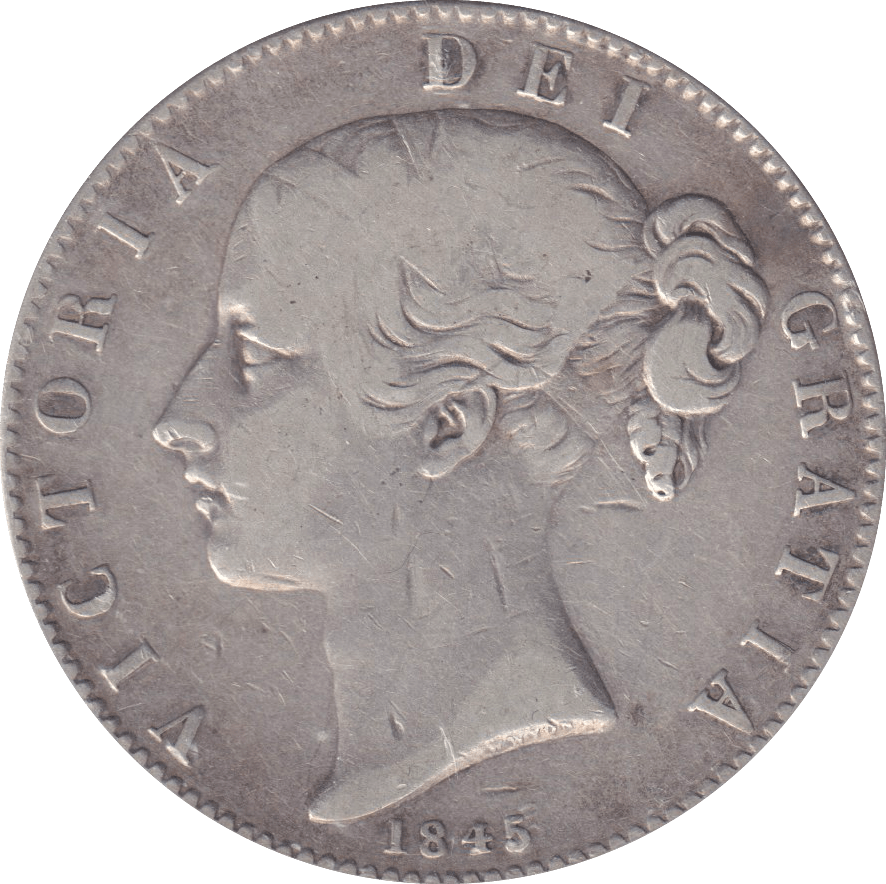 1845 CROWN ( GF ) CINQUEFOIL - CROWN - Cambridgeshire Coins