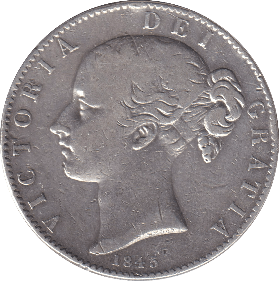 1845 CROWN ( GF ) - CROWN - Cambridgeshire Coins