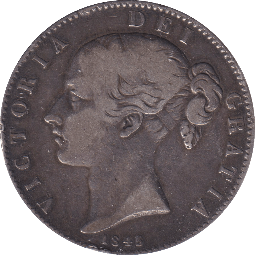 1845 CROWN ( GF ) - CROWN - Cambridgeshire Coins
